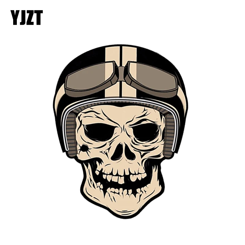 Skull With HEAD Bandana & MOD Style RAF Target vinyl car scooter sticker Decal