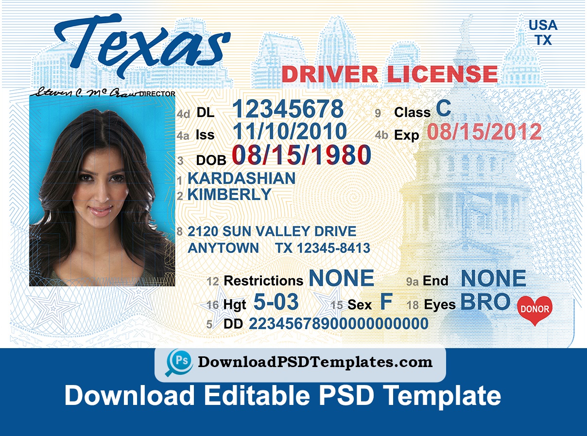 Driver s license. Driver License. Texas Driver License.
