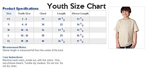 Youth Xs T Shirt Size Youth Apparel Size Chart Tactics 2411