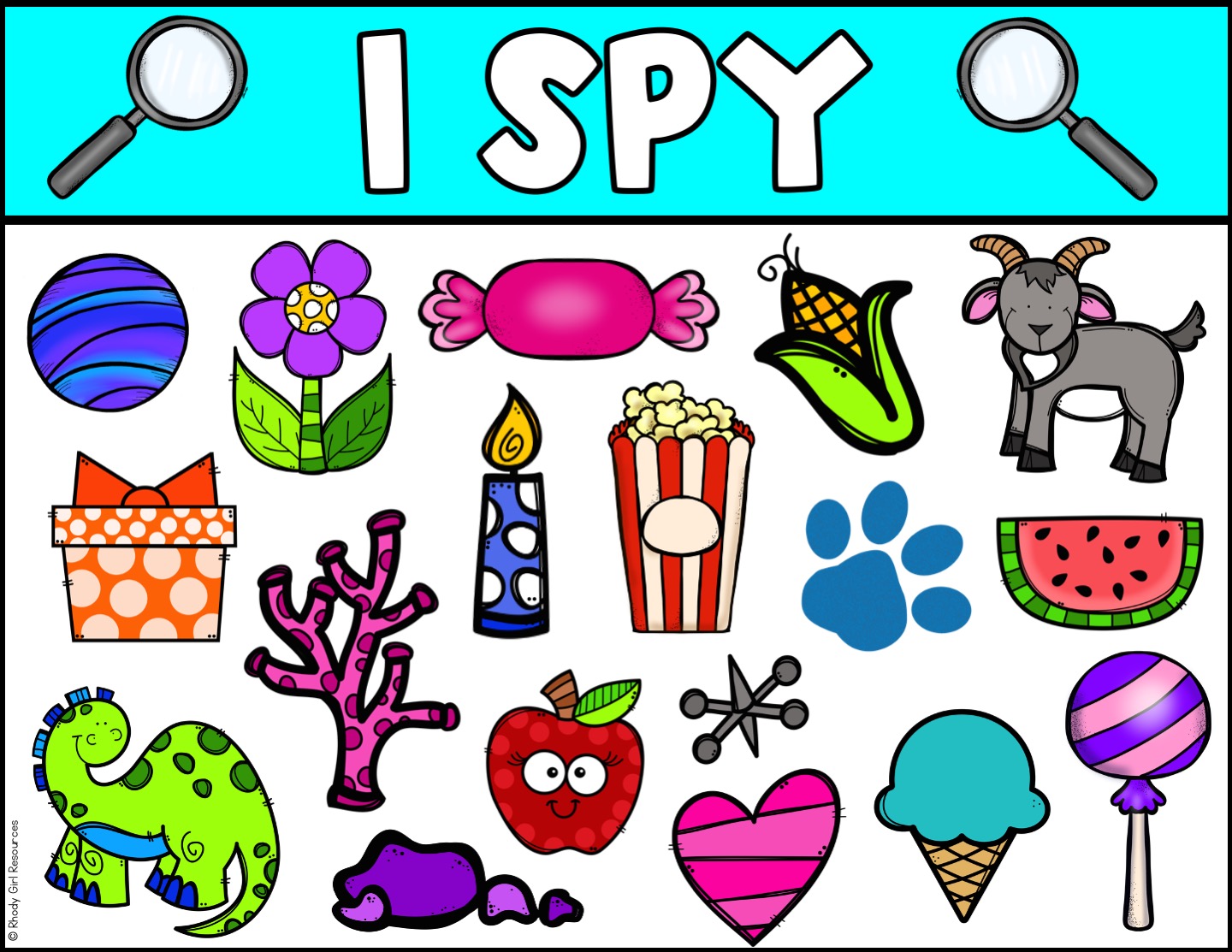 I spy game. I Spy. I Spy Worksheets. I Spy Colors.