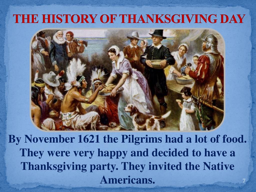 История дня благодарения. День Благодарения 1621. Thanksgiving Day History. День Благодарения индейцы. Thanksgiving история.