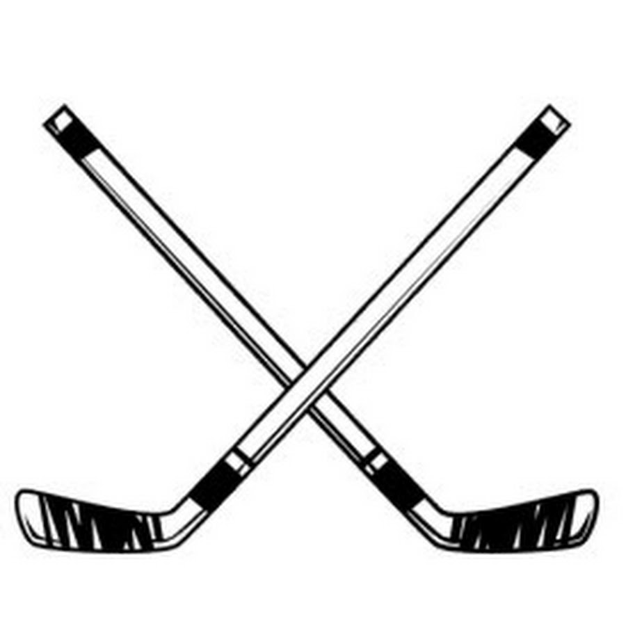 Step by Step Instructions for Drawing Hockey Sticks.