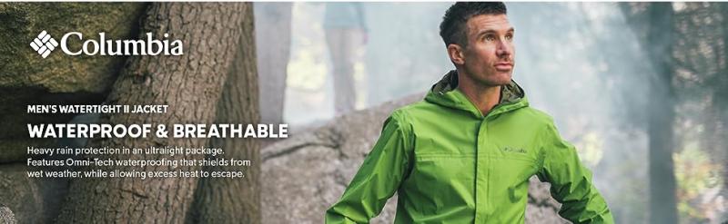 A Columbia Rain Jacket That Keeps You Bone Dry: The Watertight II Will Withstand Any Downpour