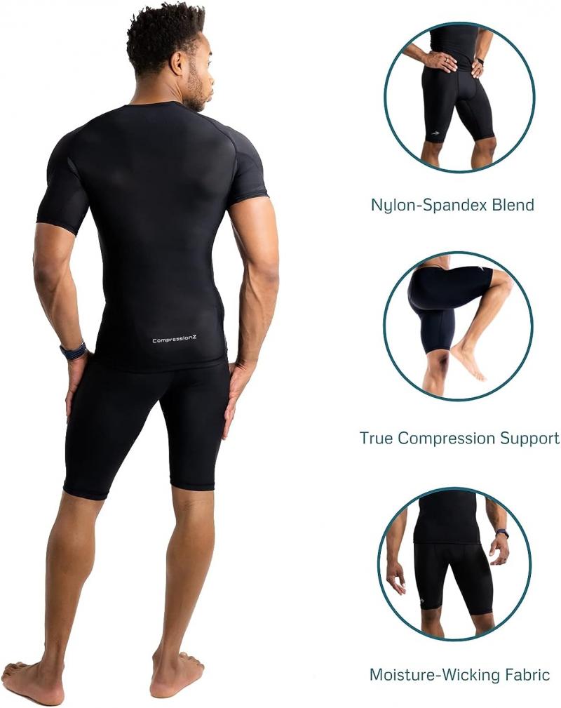 Are These the Best Compression Shorts for Men in 2023. : Discover the 10" DSG Compression Shorts