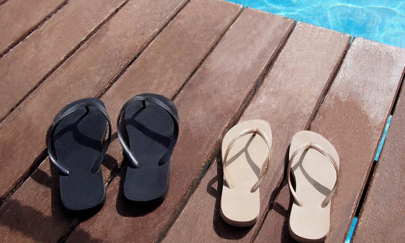 Are These The Most Comfortable Slides Ever. The Rock