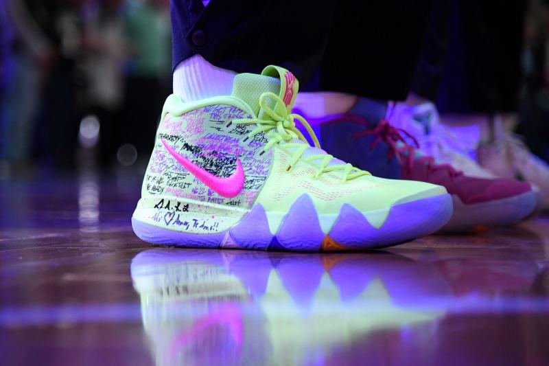Are You Ready To Stand Out With Multicolored Basketball Shoes. Captivate The Court In Colorful Style