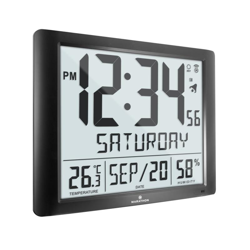 Are You Seeking The Ultimate Digital Wall Clock. Try This Jumbo Atomic Option