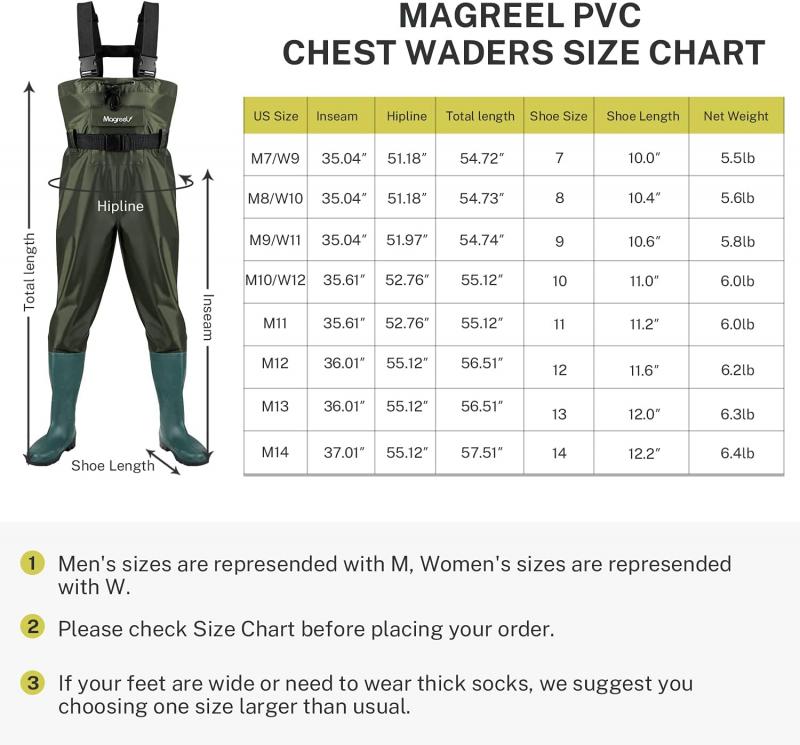 Best Duck Hunting Waders for Big & Tall Guys This Season: Discover the Top 15 Rated 1600 Gram Chest Waders in Sizes up to 16