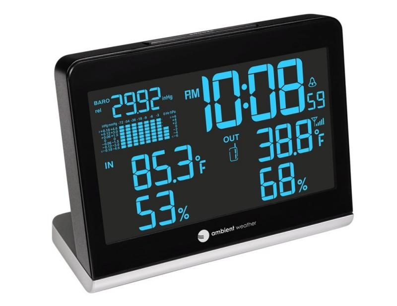 Best Wet Weather Station Under $100: La Crosse Technology Weather Clock With Barometric Pressure