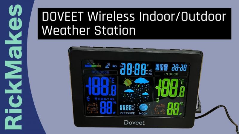 Best Wet Weather Station Under $100: La Crosse Technology Weather Clock With Barometric Pressure