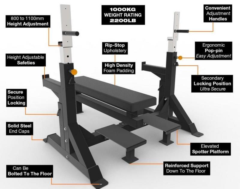 Build Muscle Fast at Home: This Olympic Weight Bench Transforms Any Space into a Home Gym