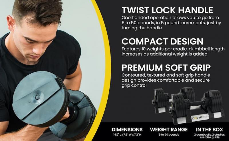 Can Power Block Pro 50 Fitness Equipment Revolutionize Your Home Workouts: Unlock Muscle Gains and Fat Loss With the Compact PowerBlock Pro 50 Adjustable Dumbbell System