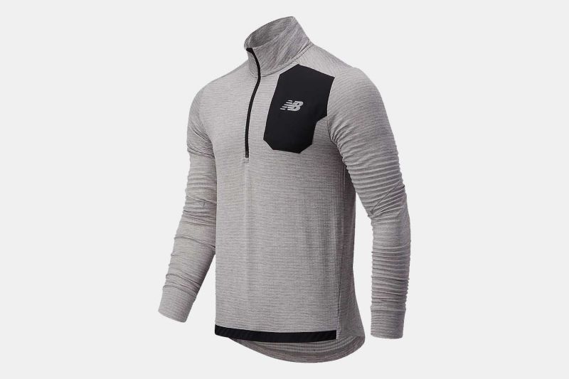 Comfort Warmth and Softness  Why the New Balance Heat Grid Half Zip is a MustHave for Active Cold Weather Adventures