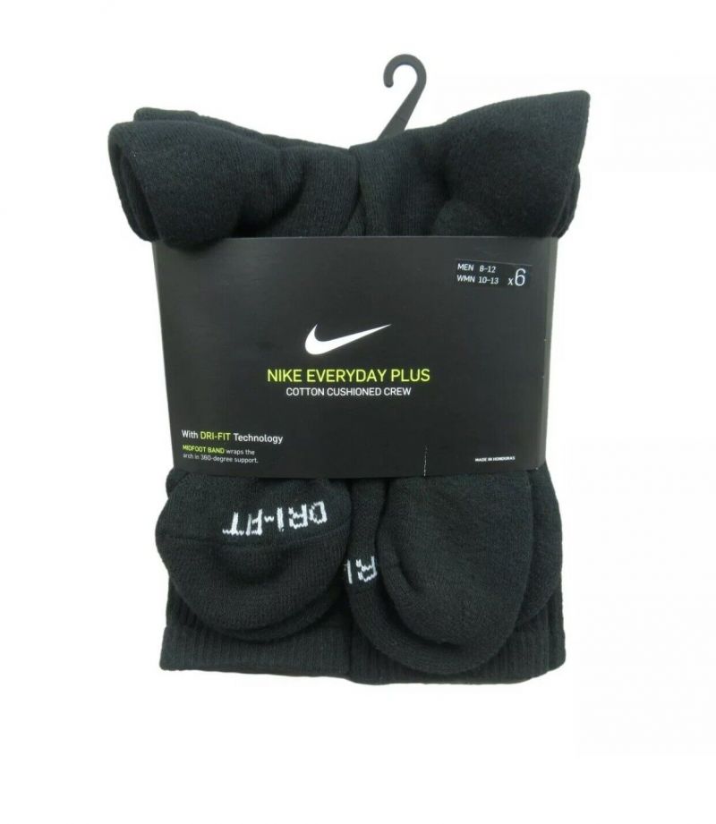 Comfortable Durable Nike 6Pack Cotton Cushion Crew Socks for Daily Wear  Buying Guide