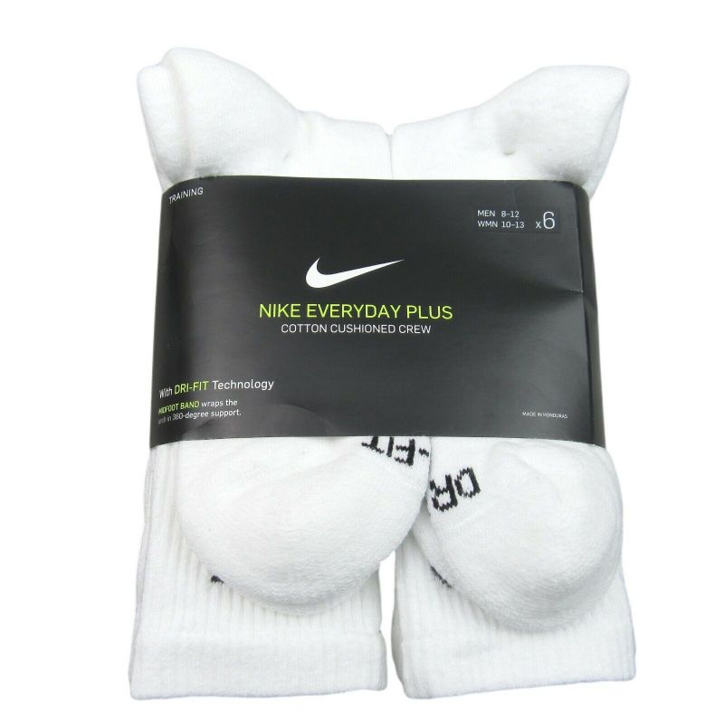 Comfortable Durable Nike 6Pack Cotton Cushion Crew Socks for Daily Wear  Buying Guide