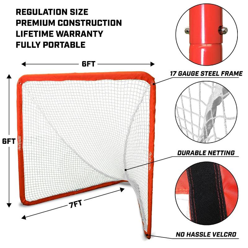 Could This Mobile Lacrosse Cage Take Your Backyard Practice to the Next Level. The Rage Cage Portable Lacrosse Goal Net You Need