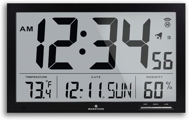 Discover The Best Atomic Digital Wall Clock: 4 Time Zones Made Easy