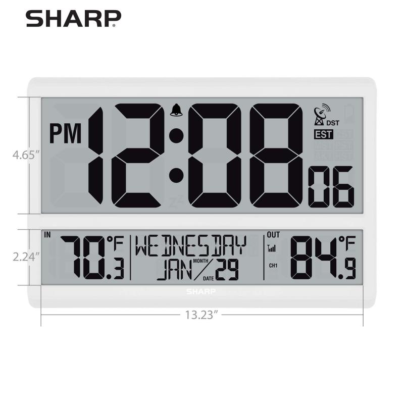 Discover The Best Atomic Digital Wall Clock: 4 Time Zones Made Easy