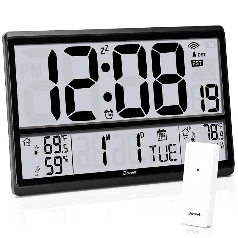Discover The Best Atomic Digital Wall Clock: 4 Time Zones Made Easy