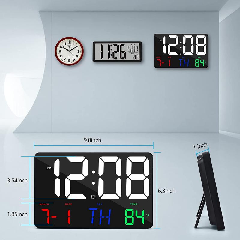 Discover The Best Atomic Digital Wall Clock: 4 Time Zones Made Easy