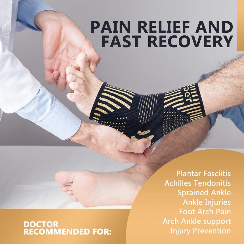 Do You Suffer From Achilles Tendon Pain. Check Out These Top Copper-Infused Ankle Supports
