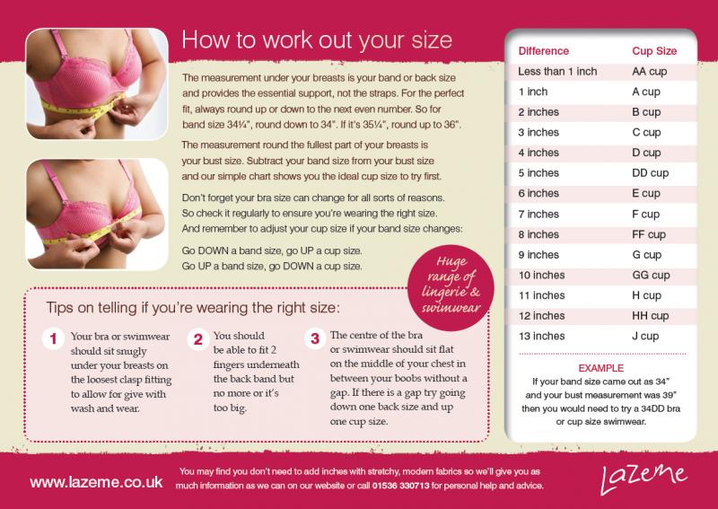 Dsg Bra Size Chart: Everything You Need to Know About Finding Your Perfect Fit