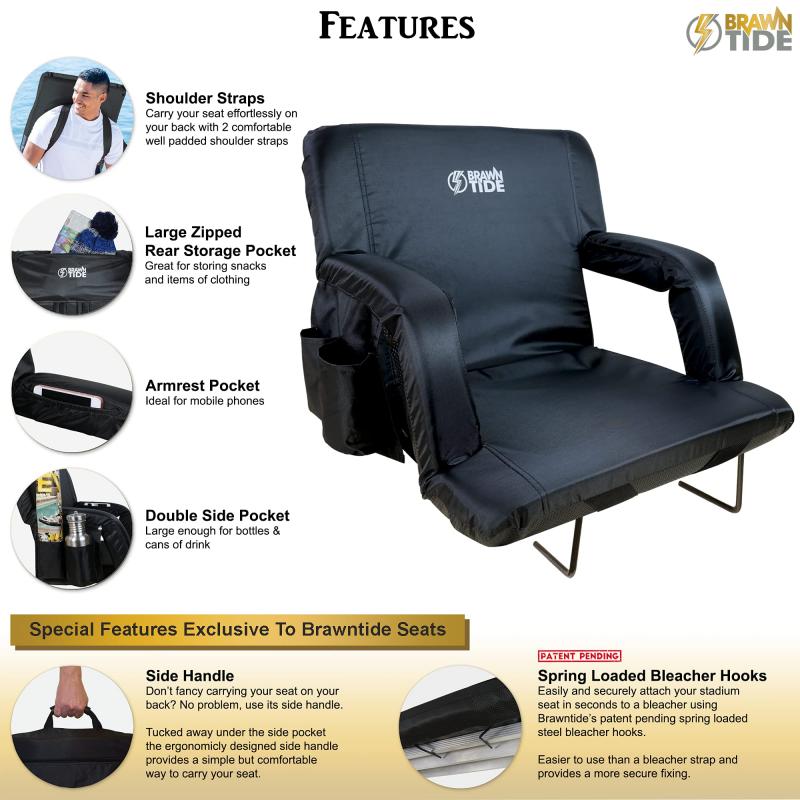Experience Ultimate Comfort at the Stadium: The Best Big Stadium Chairs for Armrest Lovers