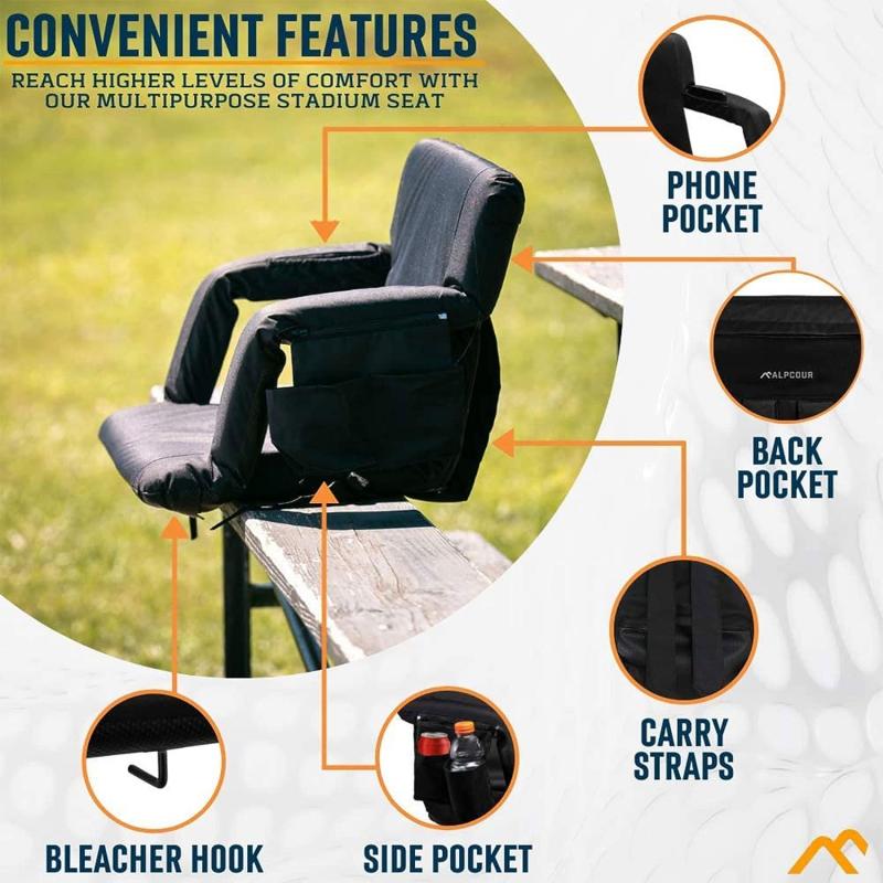 Experience Ultimate Comfort at the Stadium: The Best Big Stadium Chairs for Armrest Lovers
