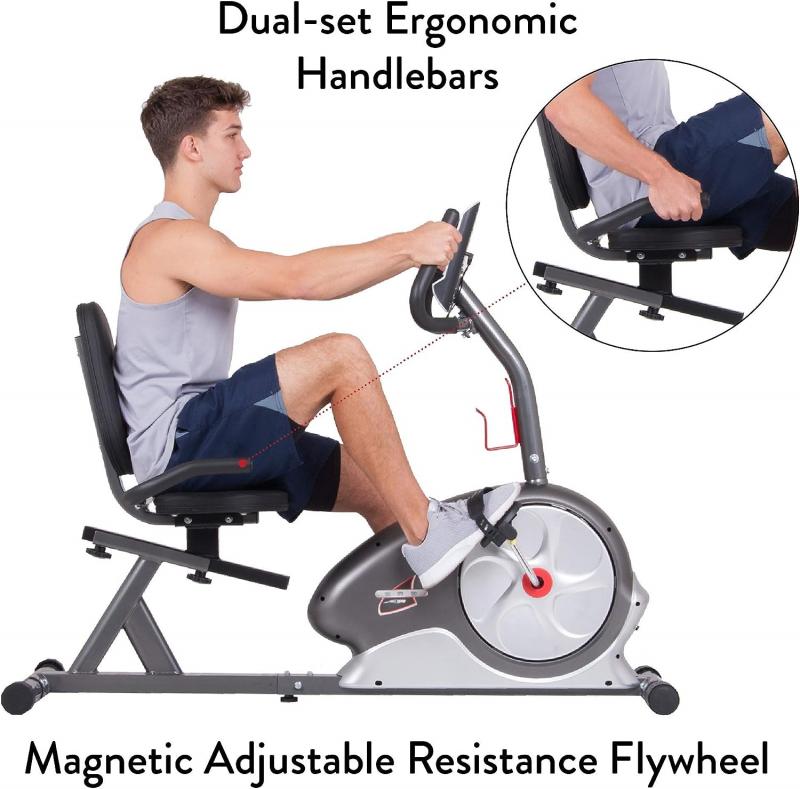 Experience Ultīme Comfy Recumbënt Workouts at Homë: The Body Champ Magnetïc Bike