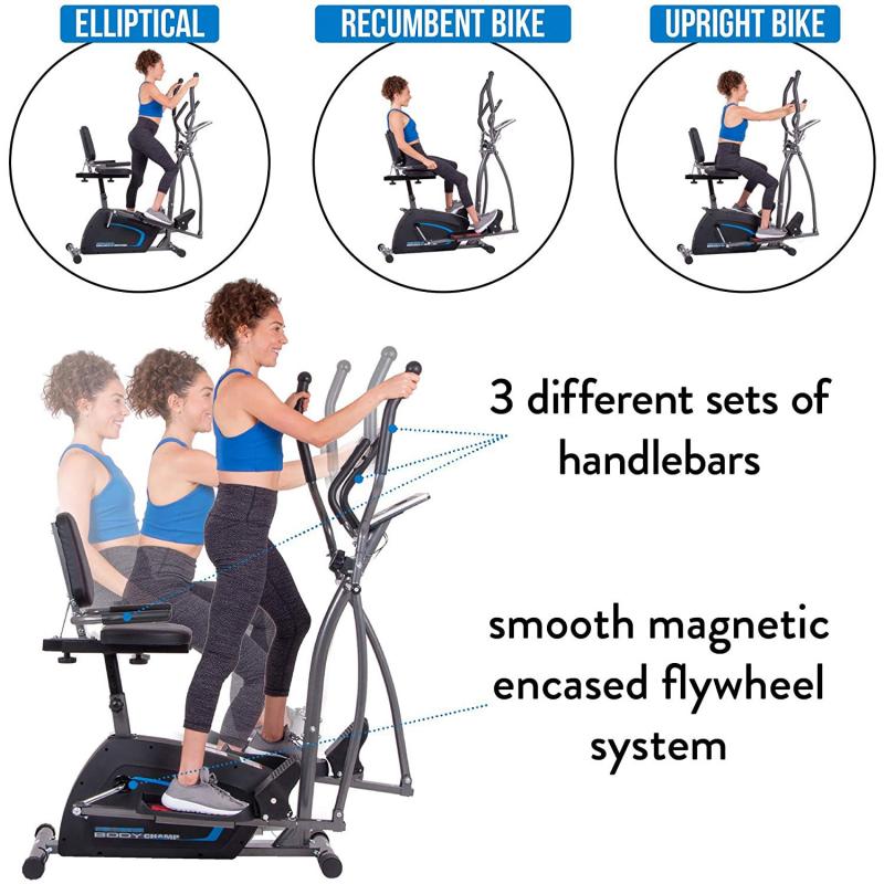 Experience Ultīme Comfy Recumbënt Workouts at Homë: The Body Champ Magnetïc Bike