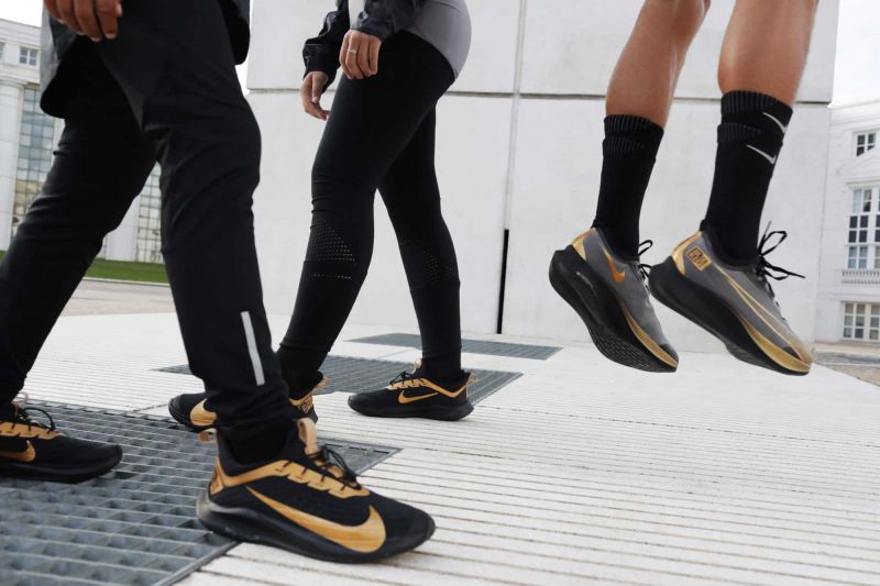 Explore the Bold Style of Black and Gold Nike Socks