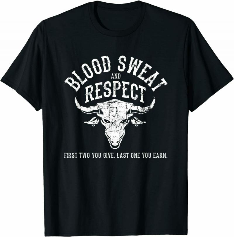 Feel Inspired Daily in This Classic Tee: Why the “Blood Sweat Respect” Shirt Empowers