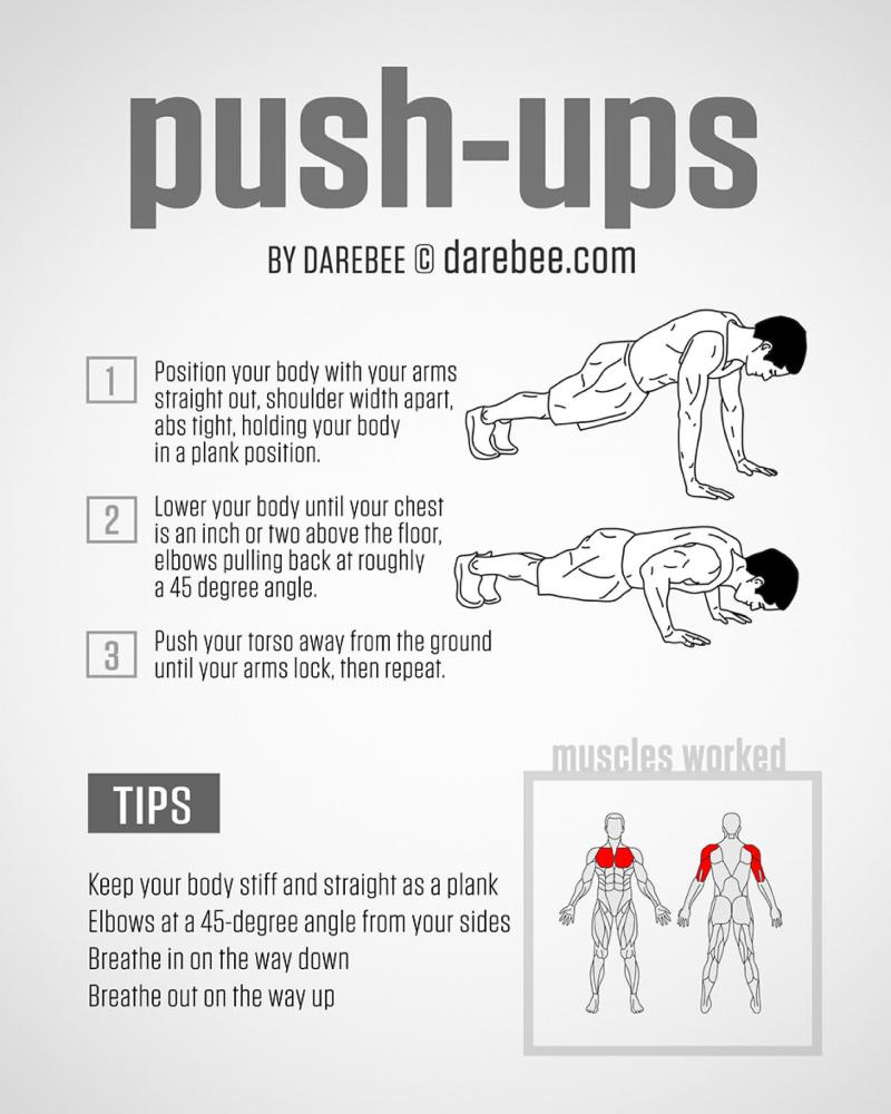 Feel The Burn With This Push Up Variation: Harbinger Push Ups Take Your Workout To New Heights