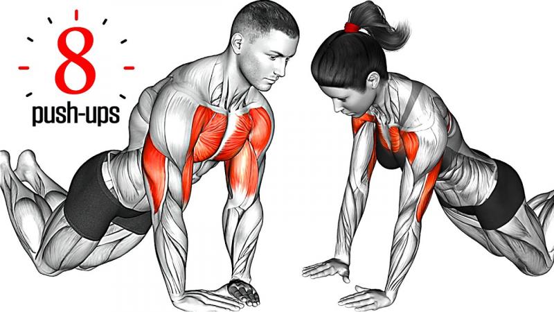 Feel The Burn With This Push Up Variation: Harbinger Push Ups Take Your Workout To New Heights