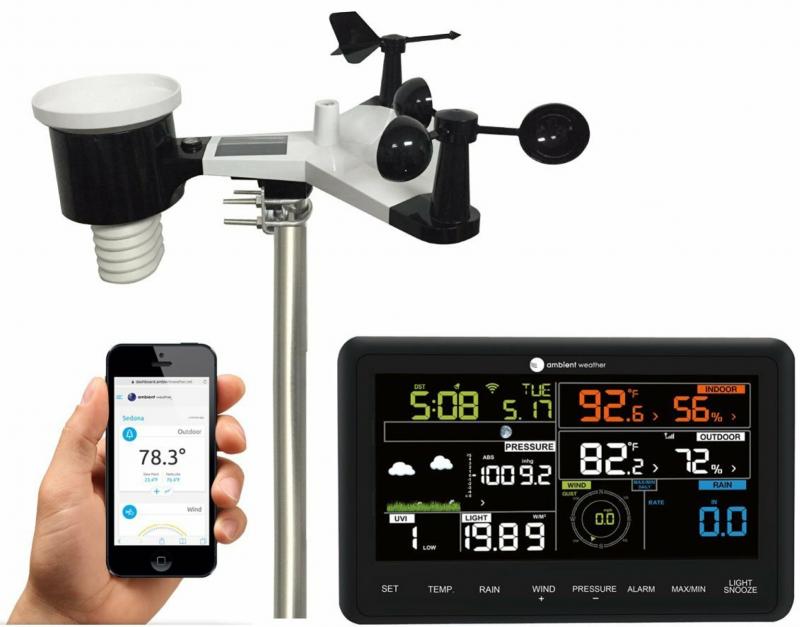 Feel The Forecast With Your Own At-Home Setup. Control Your Personal Weather Station Network