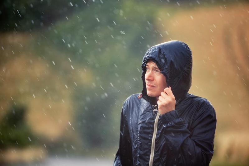 Feeling Blue in the Rain. Consider These 15 Red Rain Jackets for Men