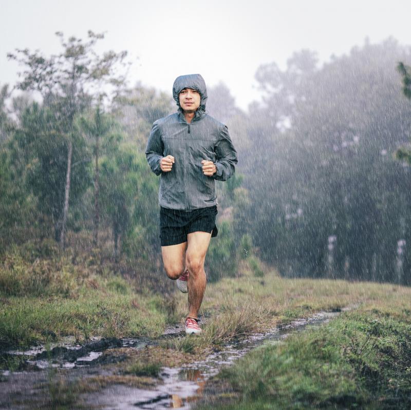 Feeling Blue in the Rain. Consider These 15 Red Rain Jackets for Men