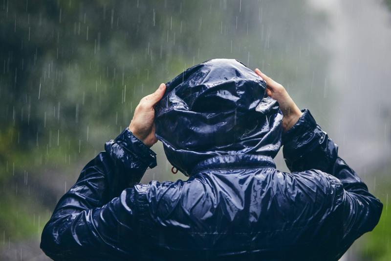 Feeling Blue in the Rain. Consider These 15 Red Rain Jackets for Men