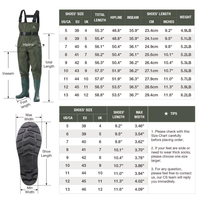 Find the Best Size and Style Chest Waders for Men This Year. 15 Key Features to Look For Before Buying