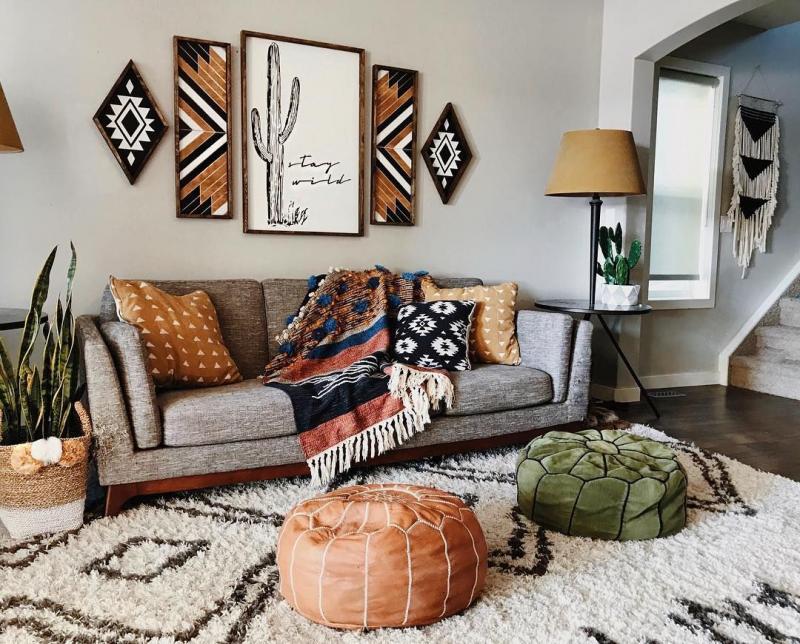 Forget Digital: Mix Traditional with Modern in Your Home Decor with These Eclectic Clocks. Stunning Timepieces With Bohemian Inspired Designs Will Give Your Walls a Free-Spirited Look