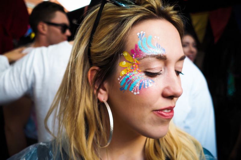 Get Fired Up With Face Paint For Sports Events