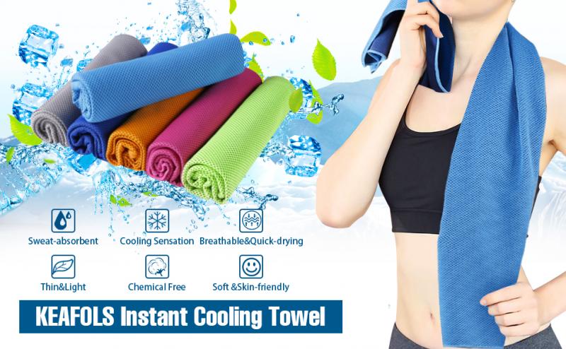 Get The Most Out Of Your Workouts This Summer. Mission Max Cooling Towels Keep You Cool and Dry