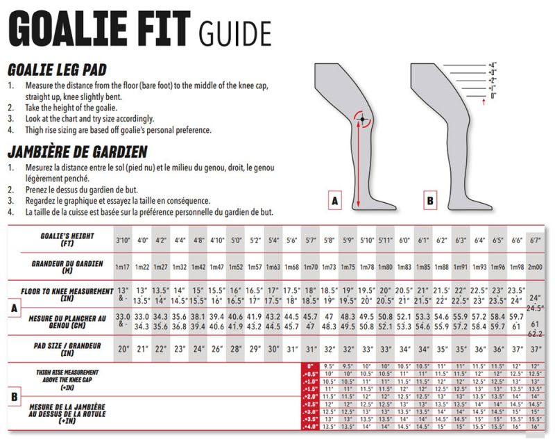 How to Find the Perfect Fit Goalie Pants Size Chart Explained