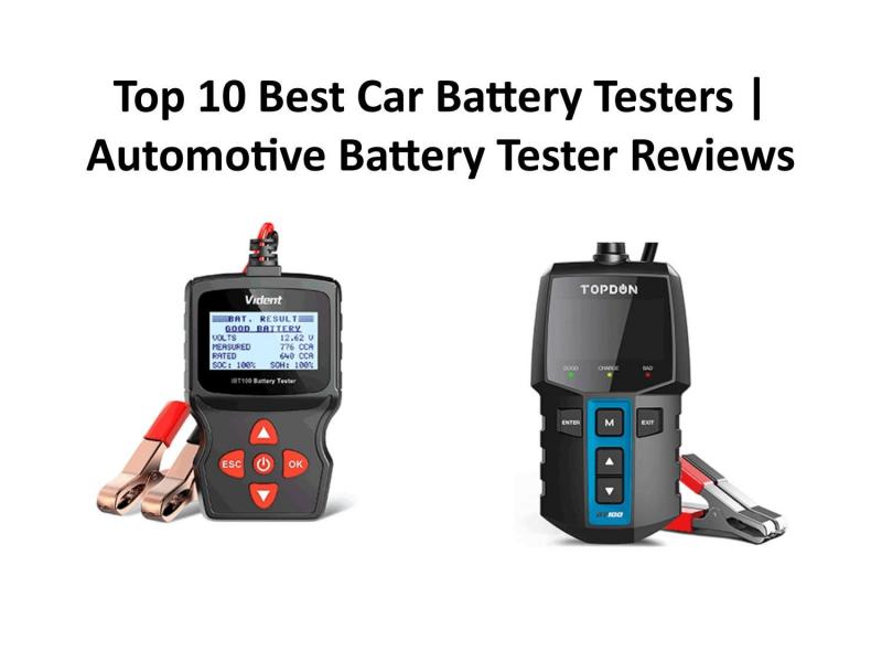 How to Test A Car Battery Anywhere With a Mobile Battery Tester:Discover The Best Portable Hand Held Battery Tester