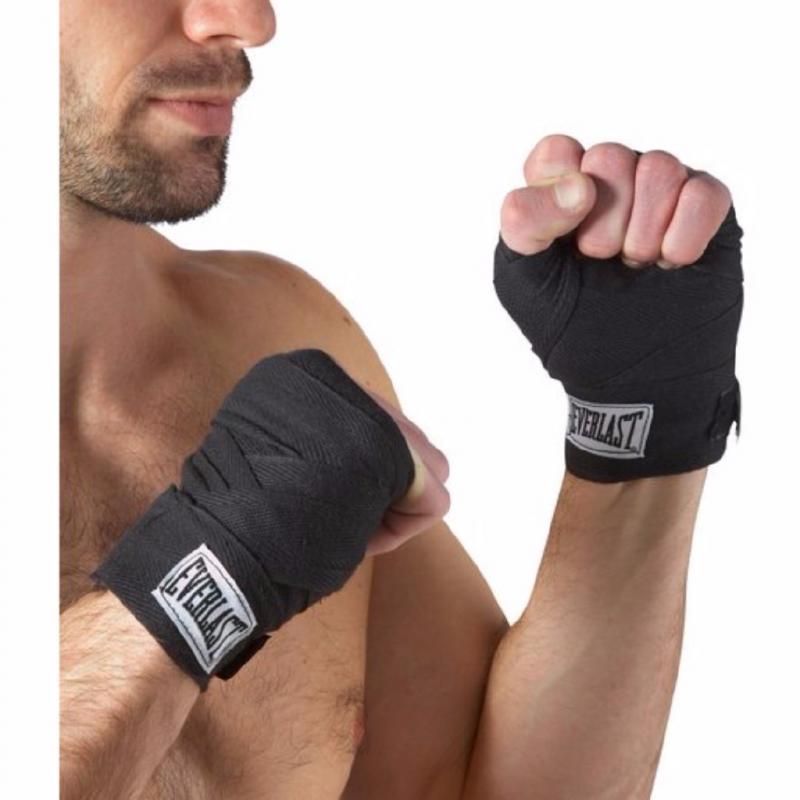 Is Cotton Best for Hand Wraps: 120 Everlast Hand Wraps Offer Boxers Superior Shock Absorption
