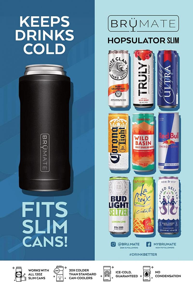 Is the Brumate Skinny Can the Best Insulator for Slim Cans: How This Sleeve Keeps Your Drink Cold and Hands Frostbite-Free