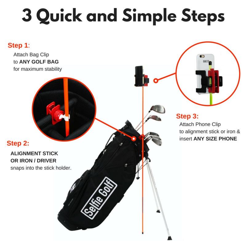 Is Your Phone Getting in The Way of Your Golf Swing. : This Brilliant Golf Phone Holder Solves All Your Problems