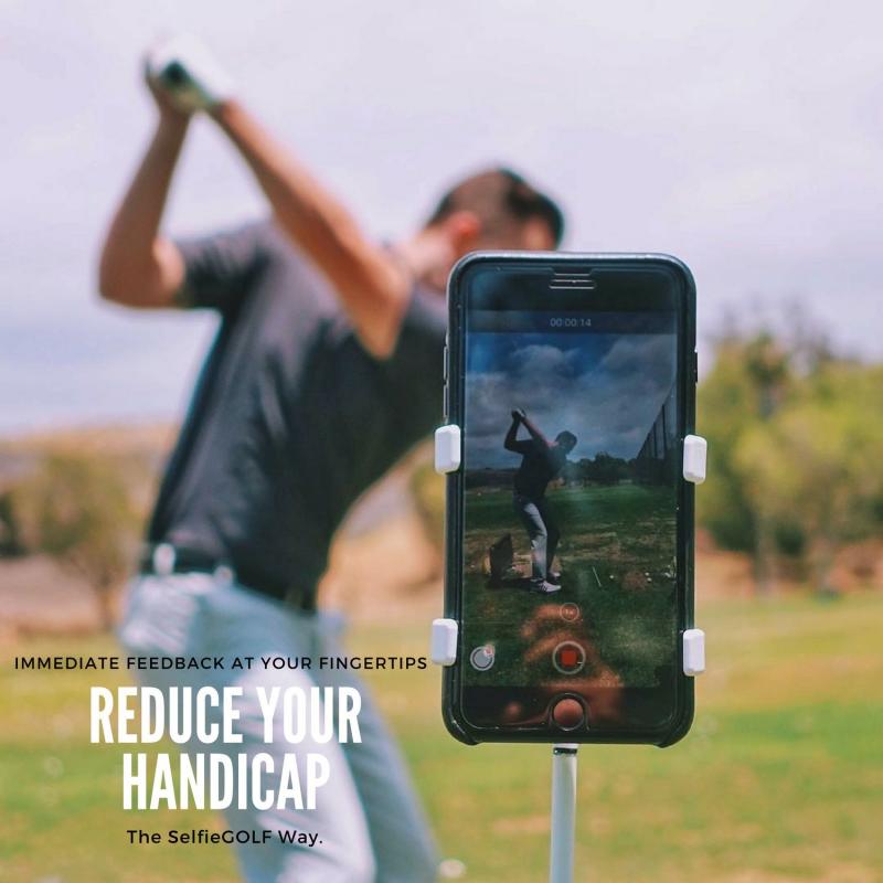 Is Your Phone Getting in The Way of Your Golf Swing. : This Brilliant Golf Phone Holder Solves All Your Problems