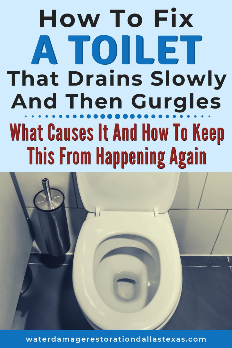 Is Your Toilet Too Slow to Flush. : Here