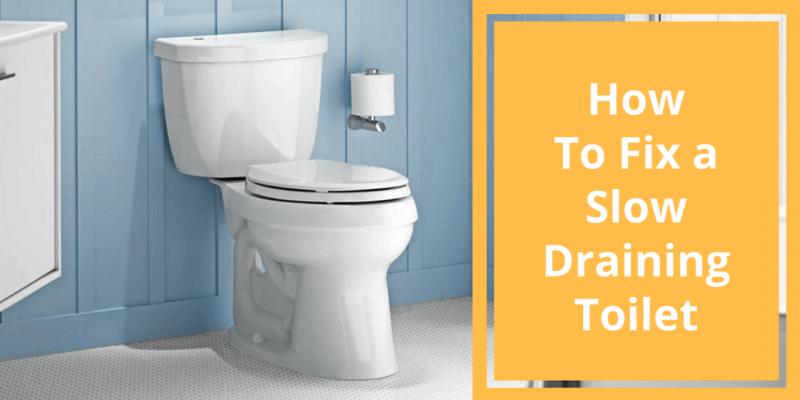 Is Your Toilet Too Slow to Flush. : Here